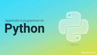 APPRENDRE À PROGRAMMER EN PYTHON
