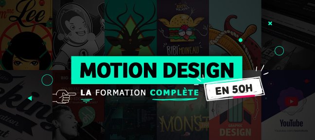 Motion Design la formation complète